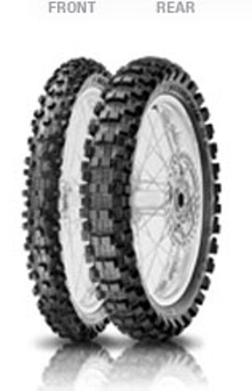 Foto pneumatico: PIRELLI, SCMX32 MID SOFT 80/100 R21 51M Estive